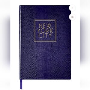 ❤️BUY 5 GET 3 FREE  Purple New York City Notebook, Sloane StationeryA5 NOTEBOOK